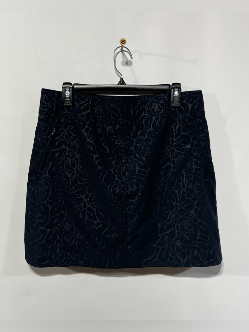 Orvis Black Floral Golf Tennis Skort/Skirt Women’s Size Large‎